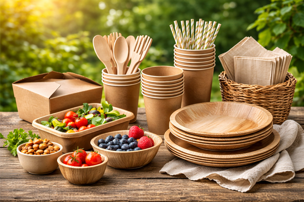 Eco-Friendly-Serving---Vegetarian-Catering